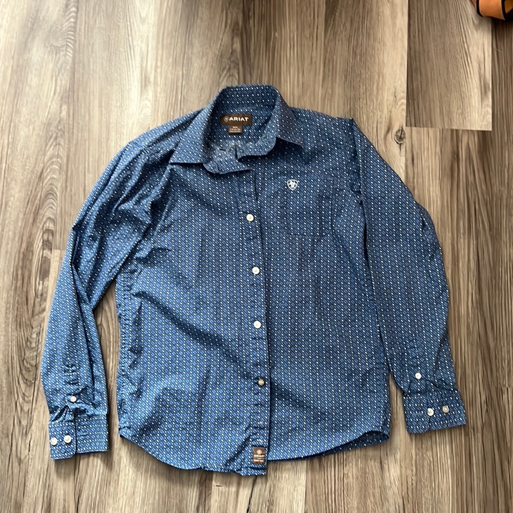Ariat Boys Button Down Shirt
